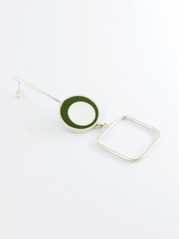 Minimal handcrafted fashion jewelry made from 925 Sterling Silver with geometric chunky shapes