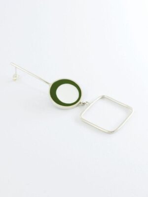 Minimal handcrafted fashion jewelry made from 925 Sterling Silver with geometric chunky shapes