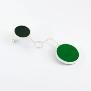 Minimal handcrafted fashion jewelry made from 925 Sterling Silver with geometric chunky shapes