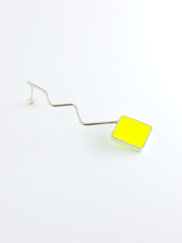 Minimal handcrafted fashion jewelry made from 925 Sterling Silver with geometric chunky shapes