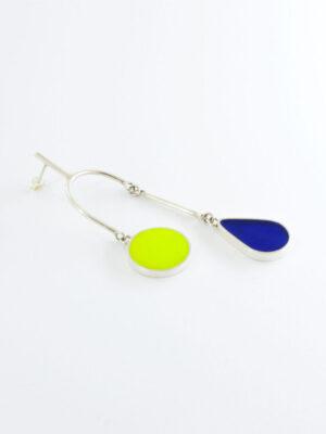 Minimal handcrafted fashion jewelry made from 925 Sterling Silver with geometric chunky shapes