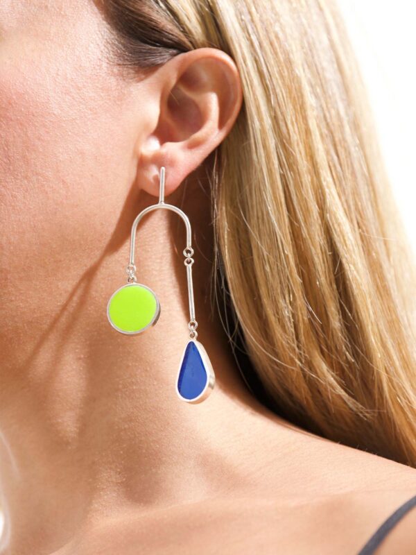 Its for Model photography of MIZAAN gonji earrings from gonji