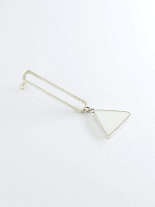 Minimal handcrafted fashion jewelry made from 925 Sterling Silver with geometric chunky shapes