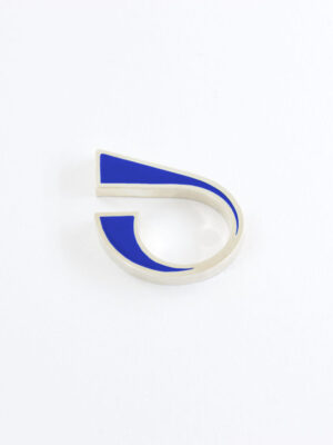 Gonji Silver Rings LOLLY blue