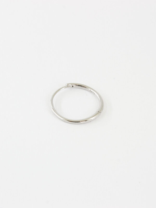 Unisex Gonji hoops , funky silver unisex earrings