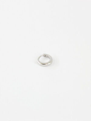 Unisex Gonji hoops , funky silver unisex earrings