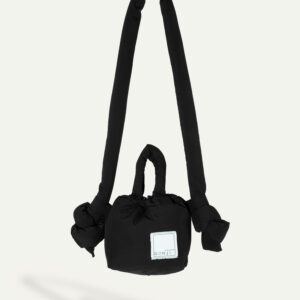 Gonji Dolme small puffer bags in Black