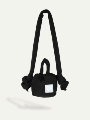 Gonji Dolme small puffer bags in Black