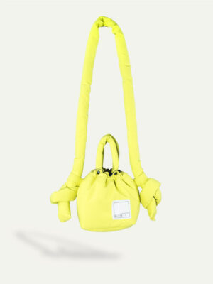 Gonji Dolme small puffer bags in Lemon