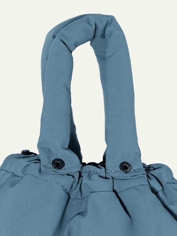 Gonji Dolme small puffer bags in Airforce