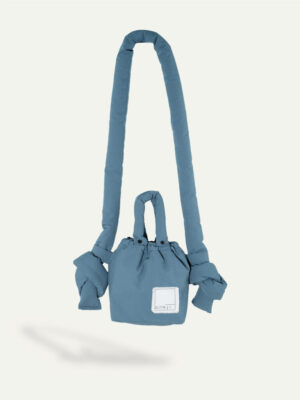 Gonji Dolme small puffer bags in Airforce