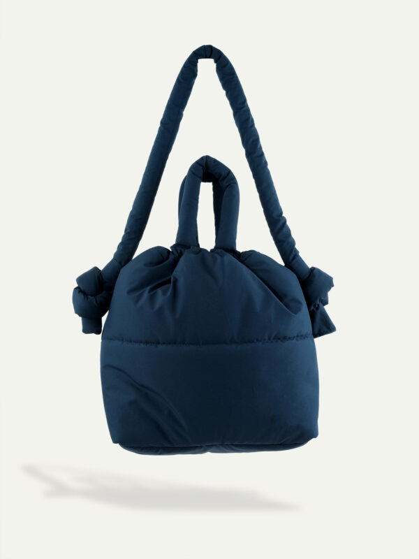Gonji gumby puffer bags in Navy back
