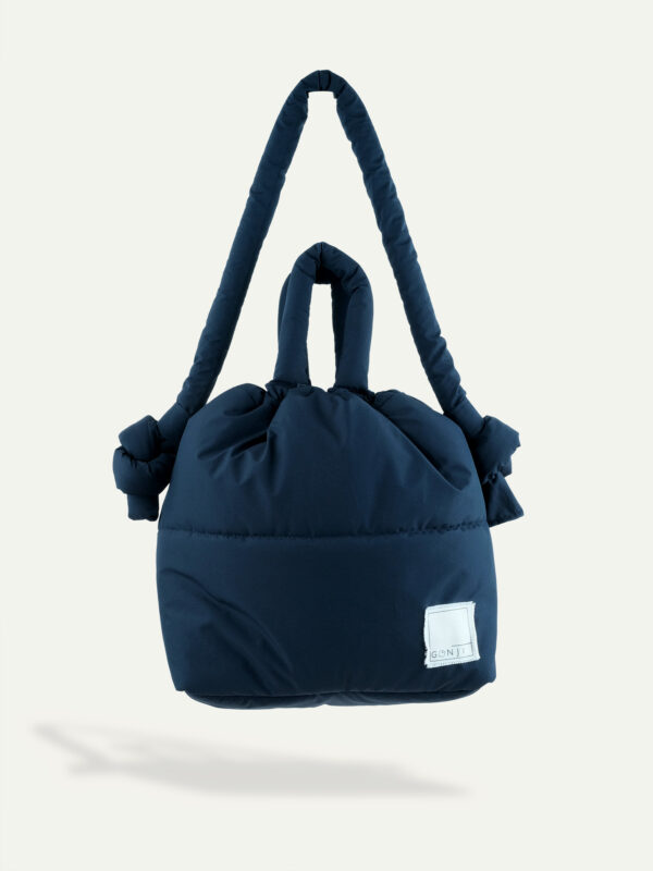 Gonji gumby puffer bags in Navy Front