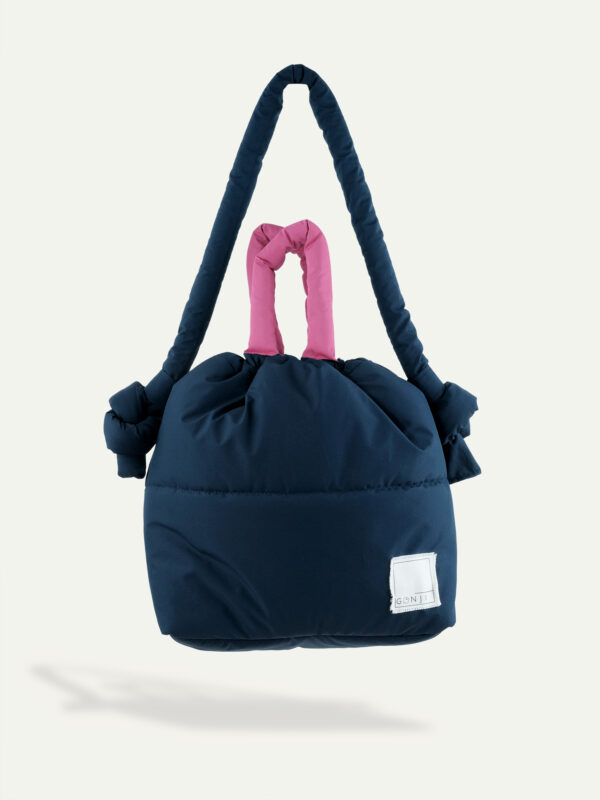 Gonji gumby puffer bags in Pink front