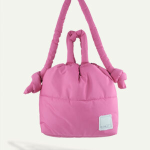 Gonji gumby puffer bags in Pink Front